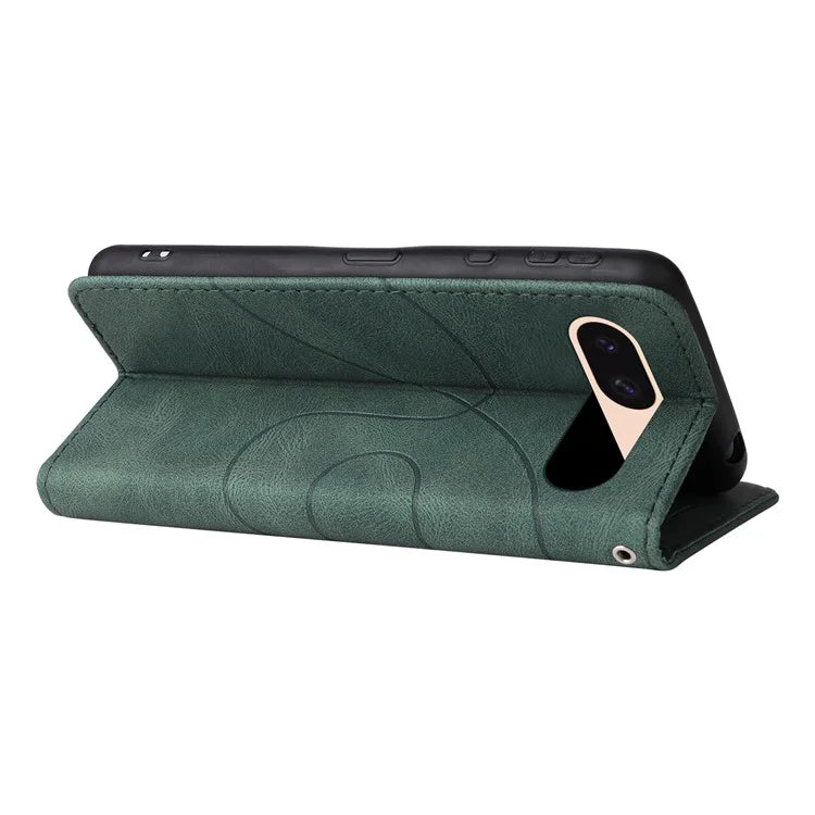KT Leather Series-1 For Google Pixel 8a Case Anti-Scratch Shell Wallet Stand Phone Cover