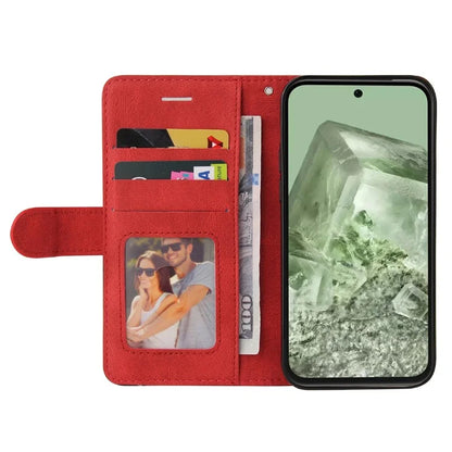 KT Leather Series-1 For Google Pixel 8a Case Anti-Scratch Shell Wallet Stand Phone Cover