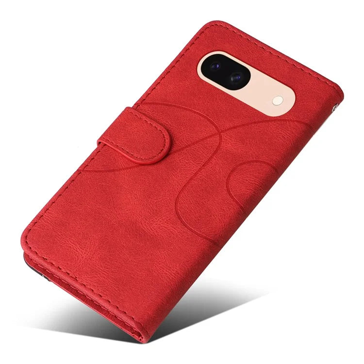 KT Leather Series-1 For Google Pixel 8a Case Anti-Scratch Shell Wallet Stand Phone Cover