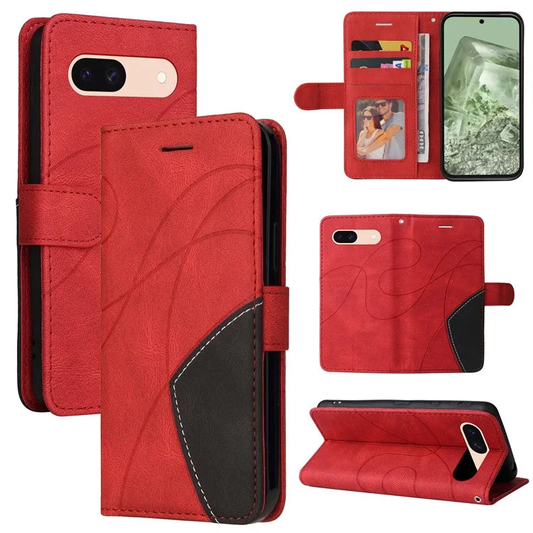 KT Leather Series-1 For Google Pixel 8a Case Anti-Scratch Shell Wallet Stand Phone Cover