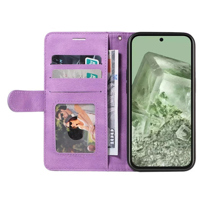 KT Leather Series-1 For Google Pixel 8a Case Anti-Scratch Shell Wallet Stand Phone Cover