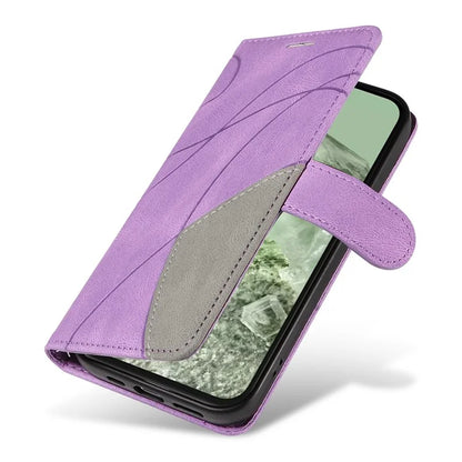 KT Leather Series-1 For Google Pixel 8a Case Anti-Scratch Shell Wallet Stand Phone Cover