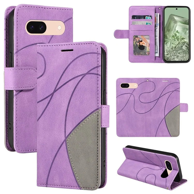 KT Leather Series-1 For Google Pixel 8a Case Anti-Scratch Shell Wallet Stand Phone Cover