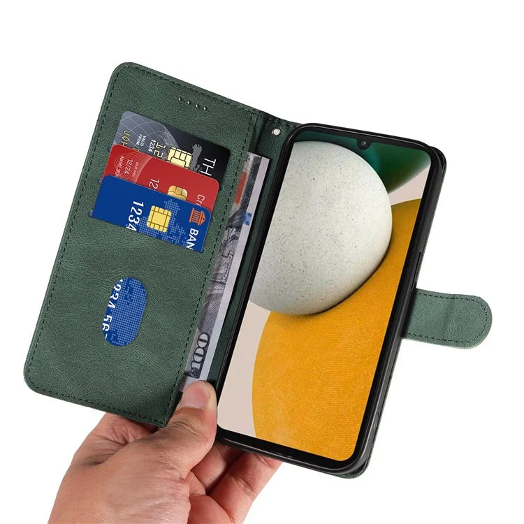 For Samsung Galaxy A15 5G Case Wallet Imprinted Line Leather Phone Cover