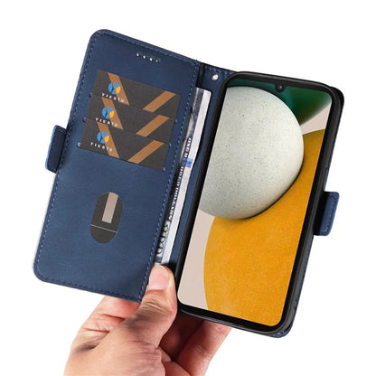 For Samsung Galaxy A15 5G Protective Case Rhombus Imprinted Leather Flip Phone Cover