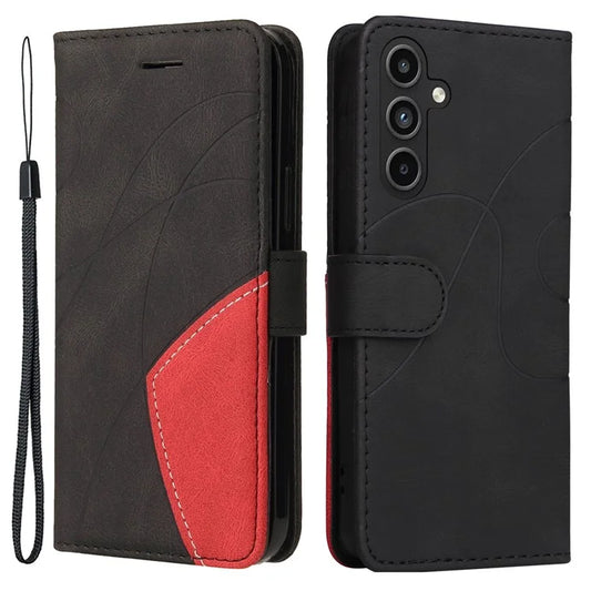KT Leather Series-1 For Samsung Galaxy A15 5G Case Wallet PU Leather Splicing Phone Cover