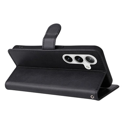 KT Leather Series-2 For Samsung Galaxy S24+ Case Solid Color Leather Phone Wallet Cover