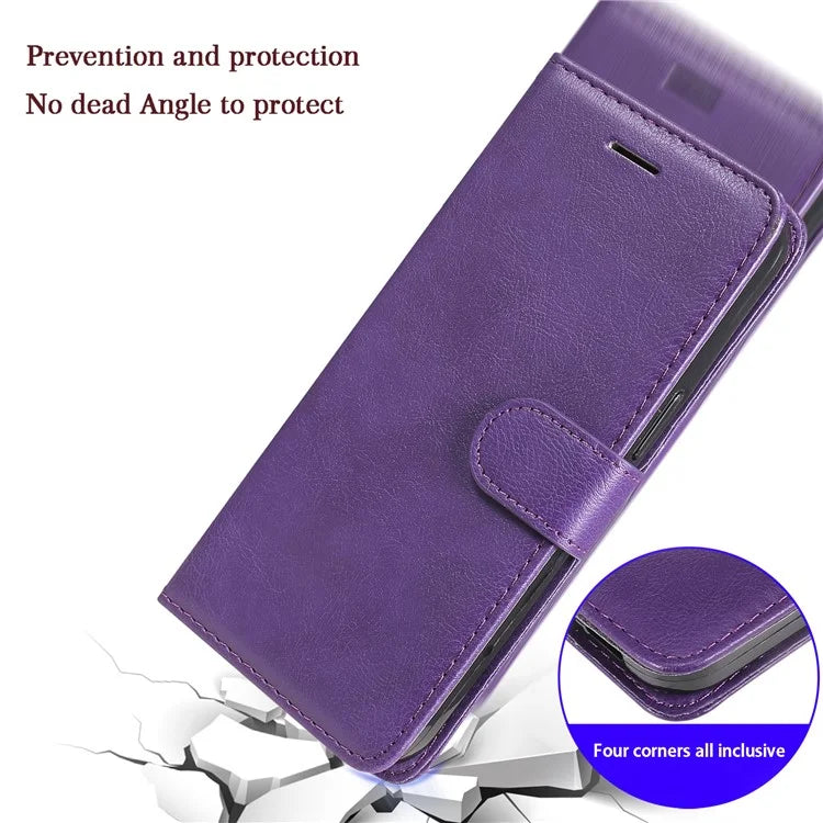 KT Leather Series-2 For Samsung Galaxy S24+ Case Solid Color Leather Phone Wallet Cover
