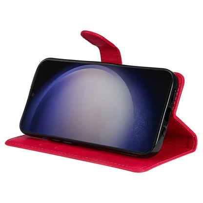 KT Leather Series-2 For Samsung Galaxy S24+ Case Solid Color Leather Phone Wallet Cover