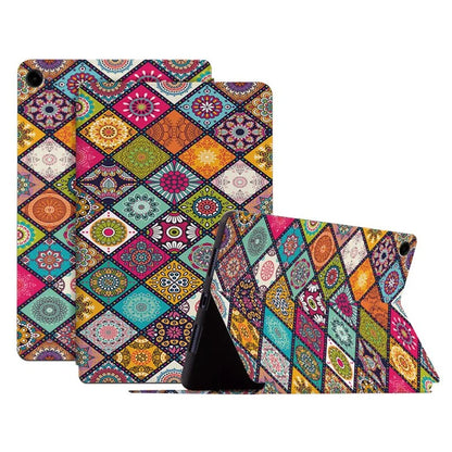For Samsung Galaxy Tab A9+ Protective Case PU Leather Pattern Smart Tablet Cover