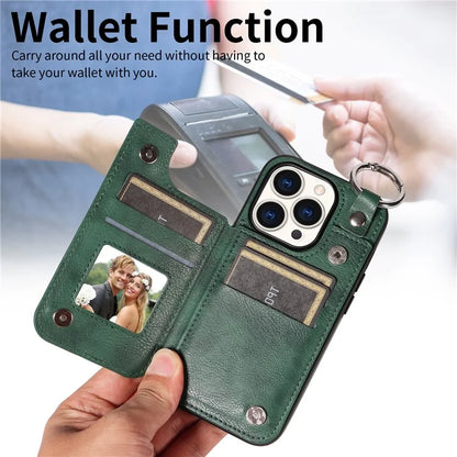 003 Anti-Scratch Kickstand Case for iPhone 15 Pro Case Shockproof PU+TPU Phone Cover