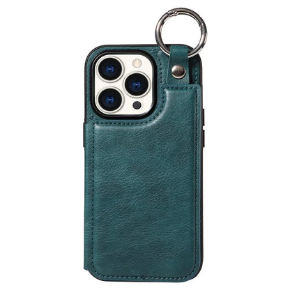 003 Anti-Scratch Kickstand Case for iPhone 15 Pro Case Shockproof PU+TPU Phone Cover