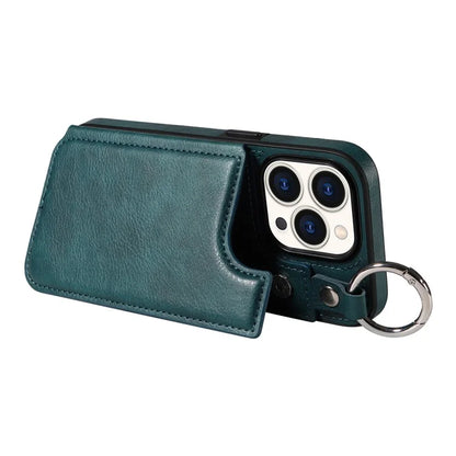 003 Anti-Scratch Kickstand Case for iPhone 15 Pro Case Shockproof PU+TPU Phone Cover