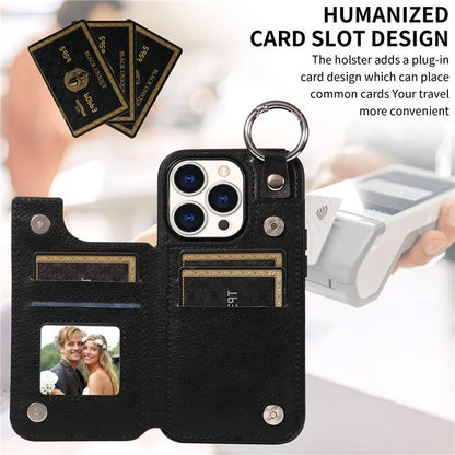 003 Anti-Scratch Kickstand Case for iPhone 15 Pro Case Shockproof PU+TPU Phone Cover