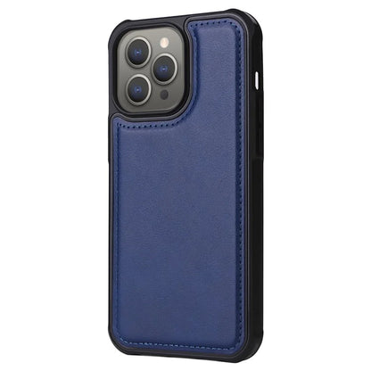 KT Multi-functional Series-4 for iPhone 15 Pro Max Case Magnetic Leather Wallet Stand Zippe Phone Cover