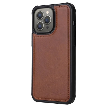 KT Multi-functional Series-4 for iPhone 15 Pro Max Case Magnetic Leather Wallet Stand Zippe Phone Cover
