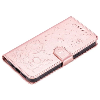 KT Imprinting Flower Series-4 For Xiaomi 13T Pro / 13T / Redmi K60 Ultra Case Cat Imprinted Wallet Phone Cover