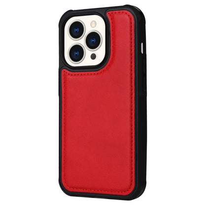 KT Multi-functional Series-4 for iPhone 15 Pro Case Slim-Fit Zipper Leather Wallet Stand Phone Cover