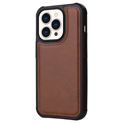 KT Multi-functional Series-4 for iPhone 15 Pro Case Slim-Fit Zipper Leather Wallet Stand Phone Cover