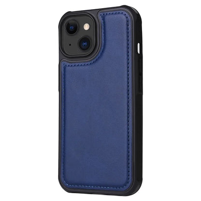 KT Multi-functional Series-4 Leather Phone Cover for iPhone 15 Case Wallet Stand Zipper Phone Shell