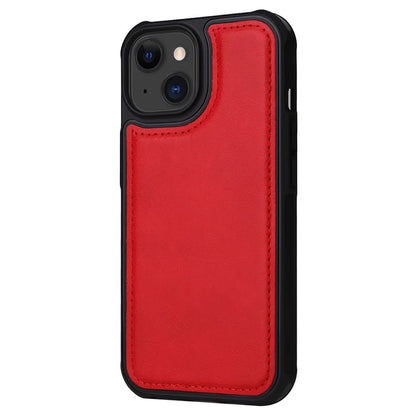 KT Multi-functional Series-4 Leather Phone Cover for iPhone 15 Case Wallet Stand Zipper Phone Shell