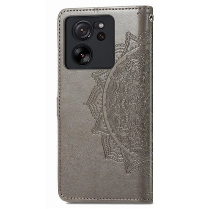 For Xiaomi 13T Pro / 13T / Redmi K60 Ultra Case PU Leather Embossed Phone Cover Anti-Scratch Wallet with Stand