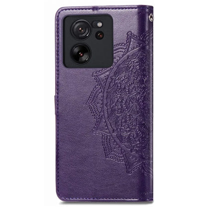For Xiaomi 13T Pro / 13T / Redmi K60 Ultra Case PU Leather Embossed Phone Cover Anti-Scratch Wallet with Stand