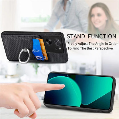 C1-8 For Xiaomi 13T / 13T Pro / Redmi K60 Ultra Case PU+TPU+PC Kickstand Phone Cover with Card Holder