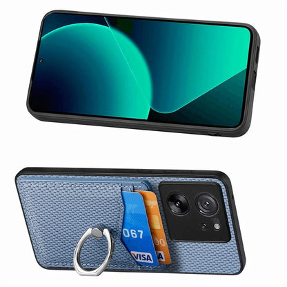 C1-8 For Xiaomi 13T / 13T Pro / Redmi K60 Ultra Case PU+TPU+PC Kickstand Phone Cover with Card Holder