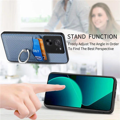 C1-8 For Xiaomi 13T / 13T Pro / Redmi K60 Ultra Case PU+TPU+PC Kickstand Phone Cover with Card Holder