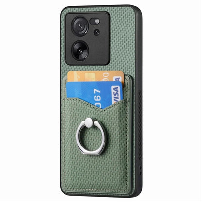 C1-8 For Xiaomi 13T / 13T Pro / Redmi K60 Ultra Case PU+TPU+PC Kickstand Phone Cover with Card Holder