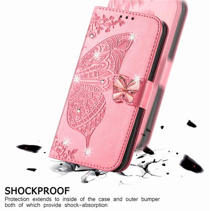 For Xiaomi 13T Pro / 13T / Redmi K60 Ultra Case Butterfly Imprinted Wallet Rhinestone Stand Leather Cover
