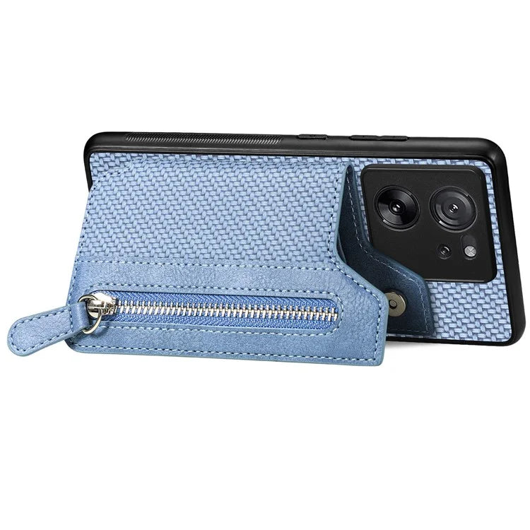 C1-04 For Xiaomi 13T / 13T Pro / Redmi K60 Ultra Wallet Phone Case Kickstand PU+PC+TPU Phone Cover