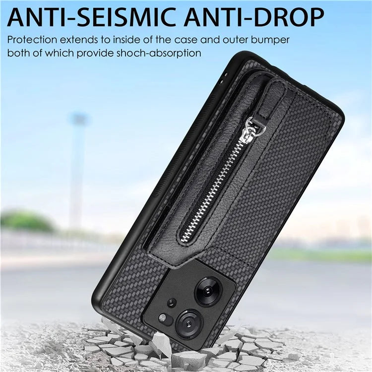 C1-04 For Xiaomi 13T / 13T Pro / Redmi K60 Ultra Wallet Phone Case Kickstand PU+PC+TPU Phone Cover
