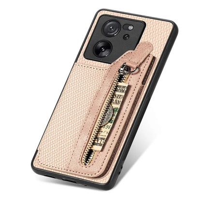 C1-04 For Xiaomi 13T / 13T Pro / Redmi K60 Ultra Wallet Phone Case Kickstand PU+PC+TPU Phone Cover