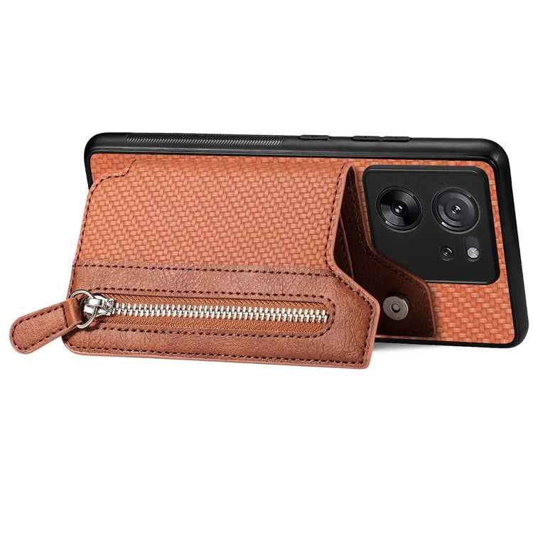 C1-04 For Xiaomi 13T / 13T Pro / Redmi K60 Ultra Wallet Phone Case Kickstand PU+PC+TPU Phone Cover