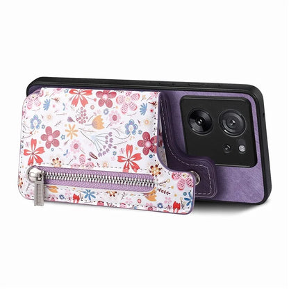 D10 For Xiaomi 13T / 13T Pro / Redmi K60 Ultra Case Kickstand PU+PC+TPU Phone Cover with Zipper Wallet