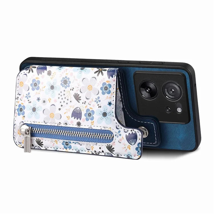 D10 For Xiaomi 13T / 13T Pro / Redmi K60 Ultra Case Kickstand PU+PC+TPU Phone Cover with Zipper Wallet