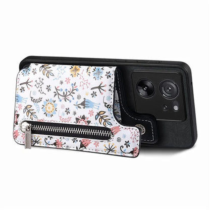 D10 For Xiaomi 13T / 13T Pro / Redmi K60 Ultra Case Kickstand PU+PC+TPU Phone Cover with Zipper Wallet