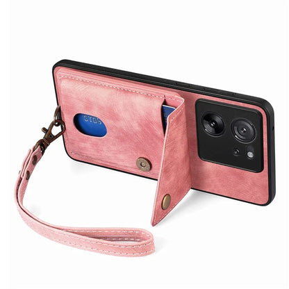D1 For Xiaomi 13T / 13T Pro / Redmi K60 Ultra Case Card Holder Kickstand PU+PC+TPU Phone Cover