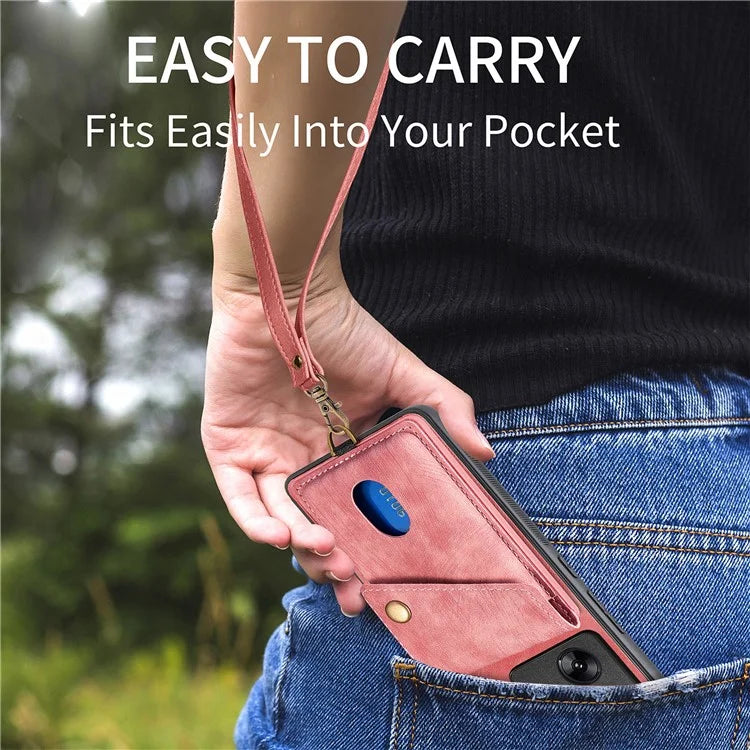 D1 For Xiaomi 13T / 13T Pro / Redmi K60 Ultra Case Card Holder Kickstand PU+PC+TPU Phone Cover