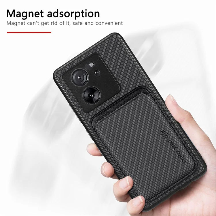 For Xiaomi 13T / 13T Pro / Redmi K60 Ultra Case Magnetic Detachable Card Holder Phone Cover