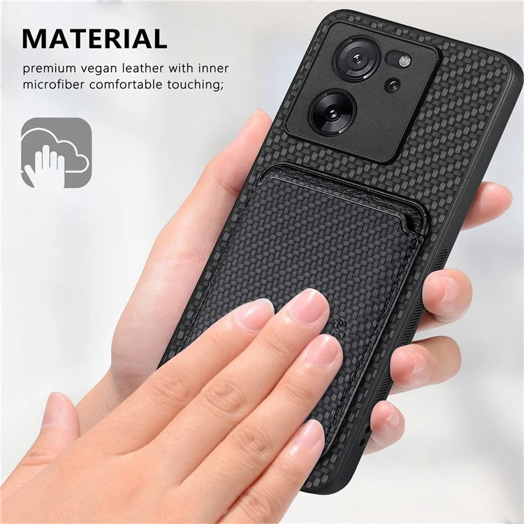 For Xiaomi 13T / 13T Pro / Redmi K60 Ultra Case Magnetic Detachable Card Holder Phone Cover