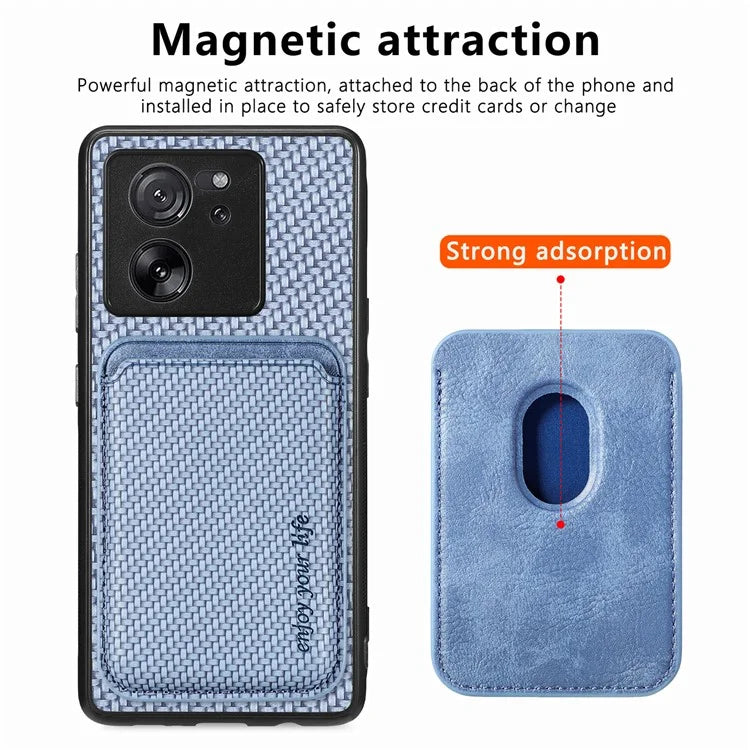 For Xiaomi 13T / 13T Pro / Redmi K60 Ultra Case Magnetic Detachable Card Holder Phone Cover