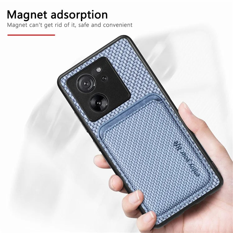 For Xiaomi 13T / 13T Pro / Redmi K60 Ultra Case Magnetic Detachable Card Holder Phone Cover