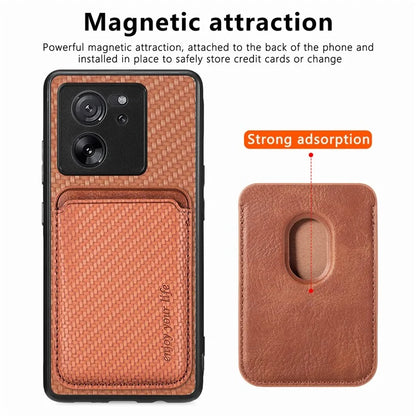 For Xiaomi 13T / 13T Pro / Redmi K60 Ultra Case Magnetic Detachable Card Holder Phone Cover