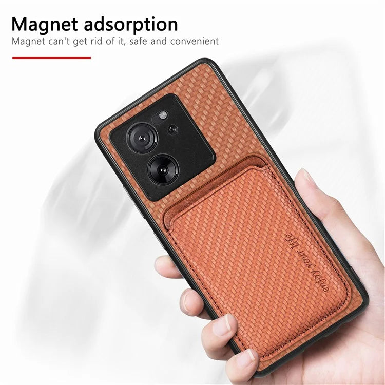 For Xiaomi 13T / 13T Pro / Redmi K60 Ultra Case Magnetic Detachable Card Holder Phone Cover