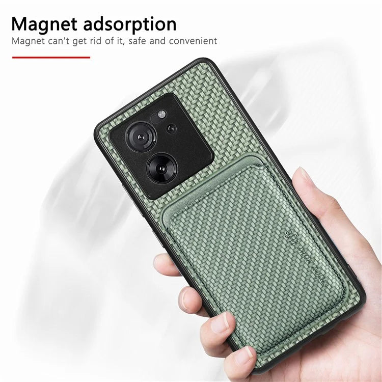 For Xiaomi 13T / 13T Pro / Redmi K60 Ultra Case Magnetic Detachable Card Holder Phone Cover