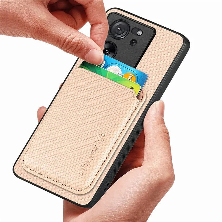 For Xiaomi 13T / 13T Pro / Redmi K60 Ultra Case Magnetic Detachable Card Holder Phone Cover