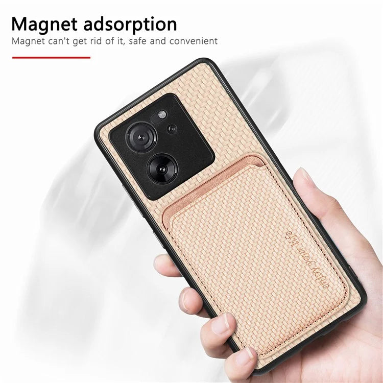 For Xiaomi 13T / 13T Pro / Redmi K60 Ultra Case Magnetic Detachable Card Holder Phone Cover